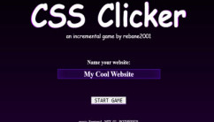 CSS Clicker background