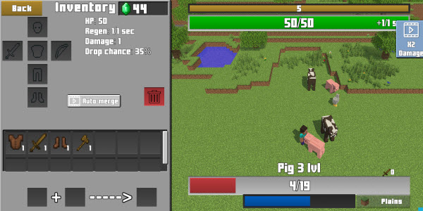 mineclicker 2 screenshot